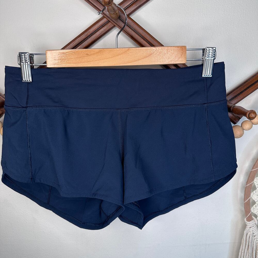 Lululemon Speed Up Navy Athletic Shorts
